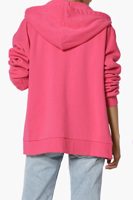 Accie Fleece Zip Hooded Jacket PLUS