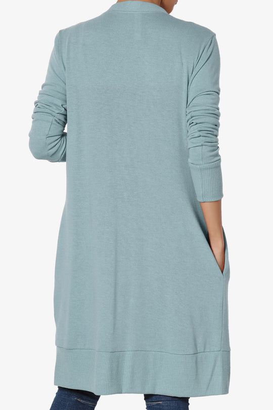 Braeden Snap Button Long Cardigan PLUS