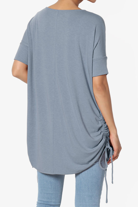 Selenna Jersey Ruched Top PLUS