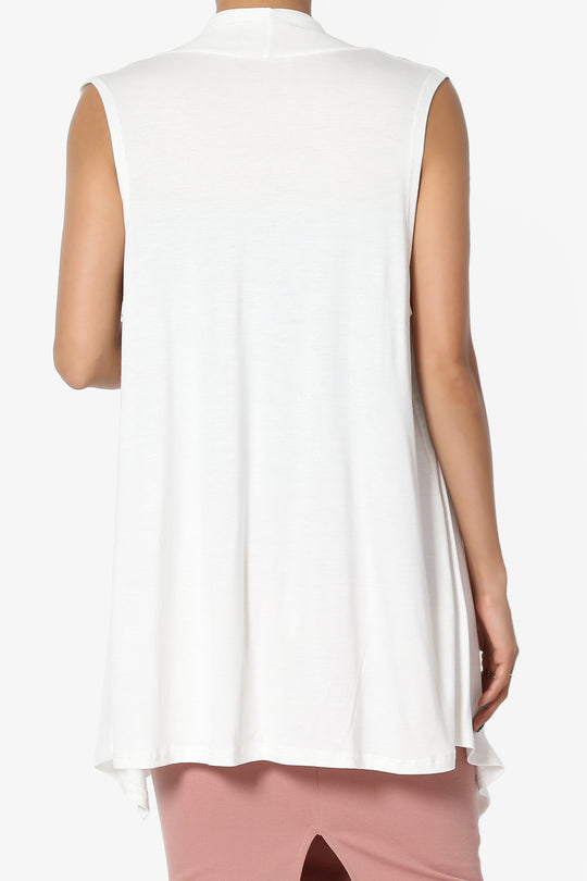 Danna Draped Jersey Vest PLUS