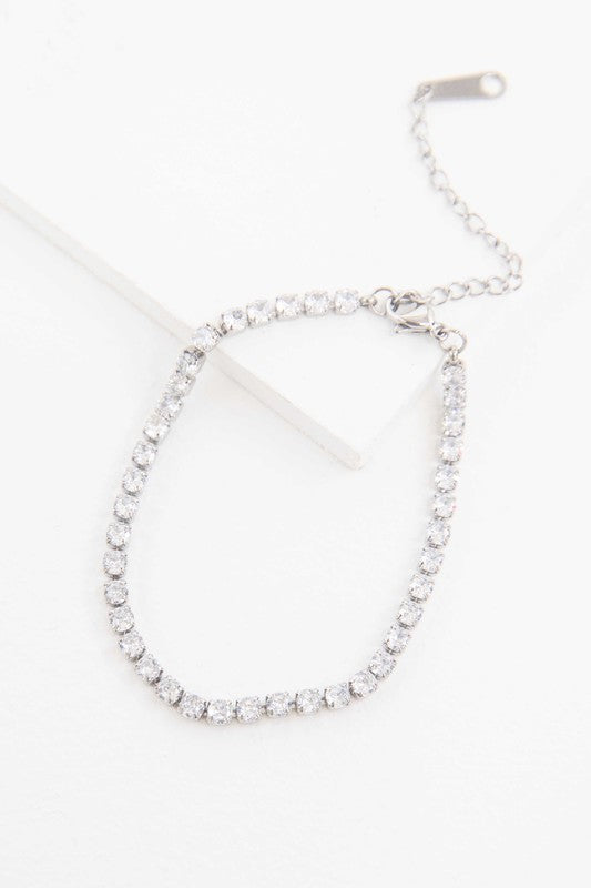 Lovoda Round Stone Tennis Bracelet