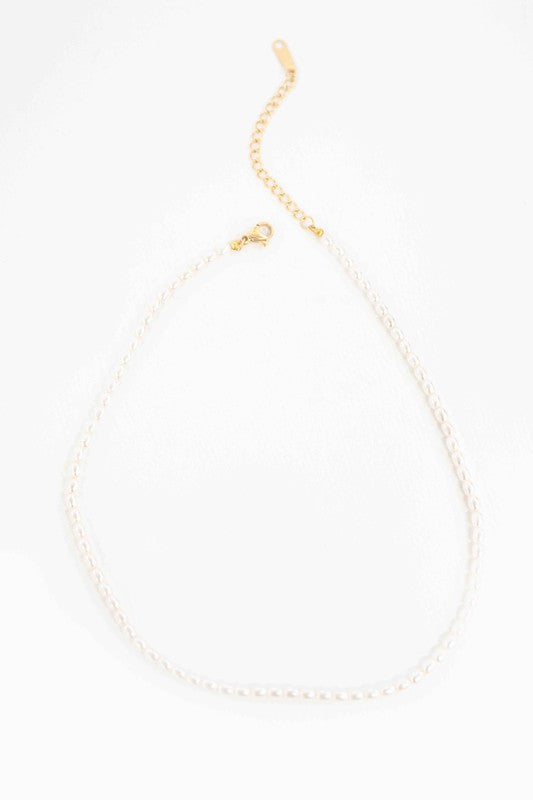 Lovoda Pearl Strand Choker Necklace