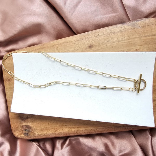 Spiffy & Splendid Luxe Gold Paperclip Chain - 18in
