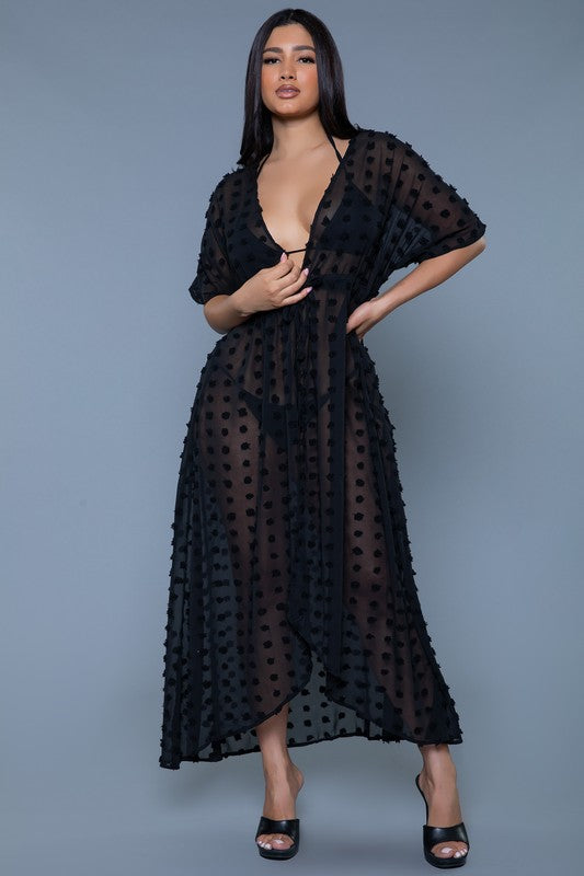 BE WICKED Alice Sheer Cover-Up Maxi Dress