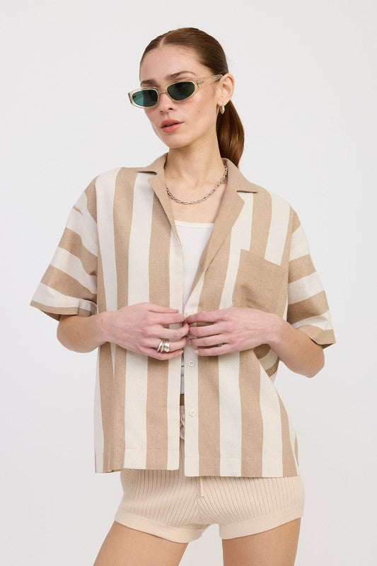 Emory Park OVERSIZED BUTTON UP SHIRT