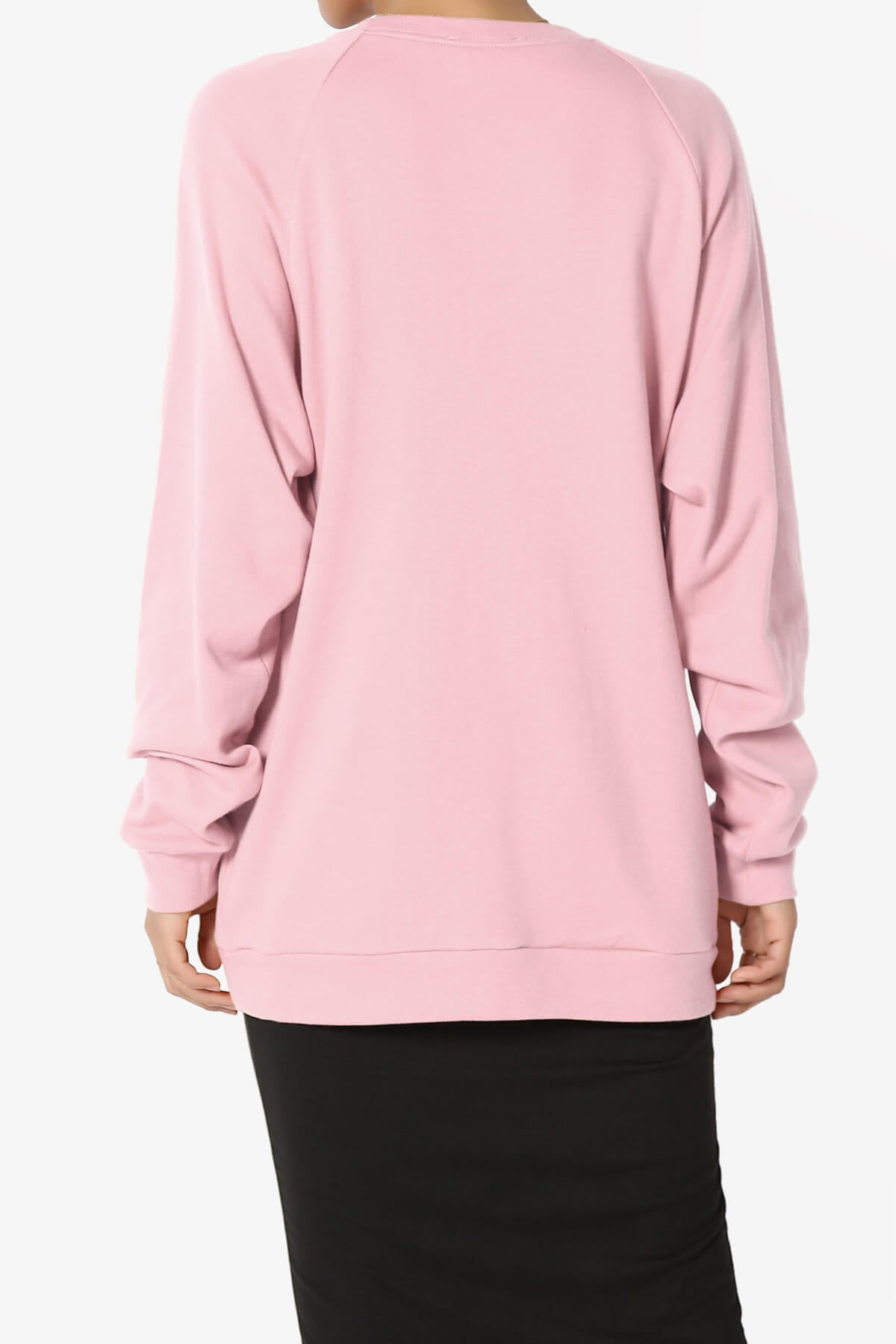 Carlene Cotton Raglan Sleeve Pullover Top PLUS