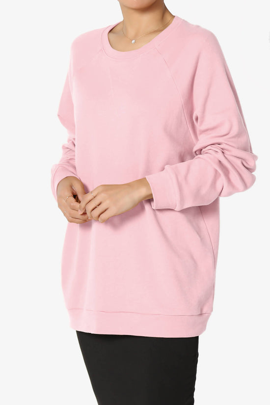 Carlene Cotton Raglan Sleeve Pullover Top PLUS