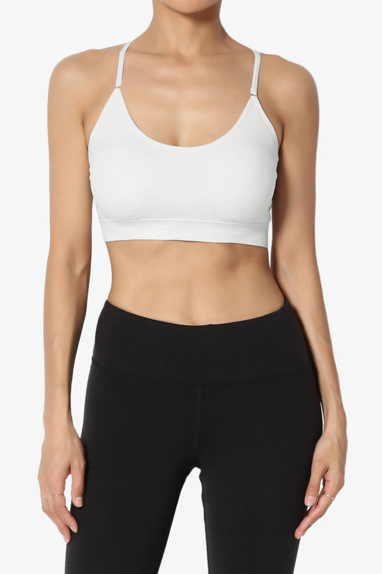 Dassie Padded Cross Back Bra Top BONE_1