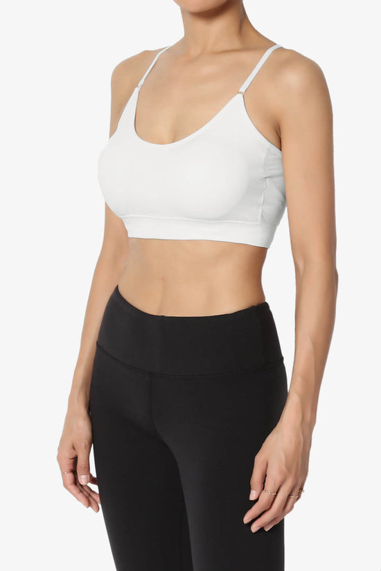 Dassie Padded Cross Back Bra Top BONE_3