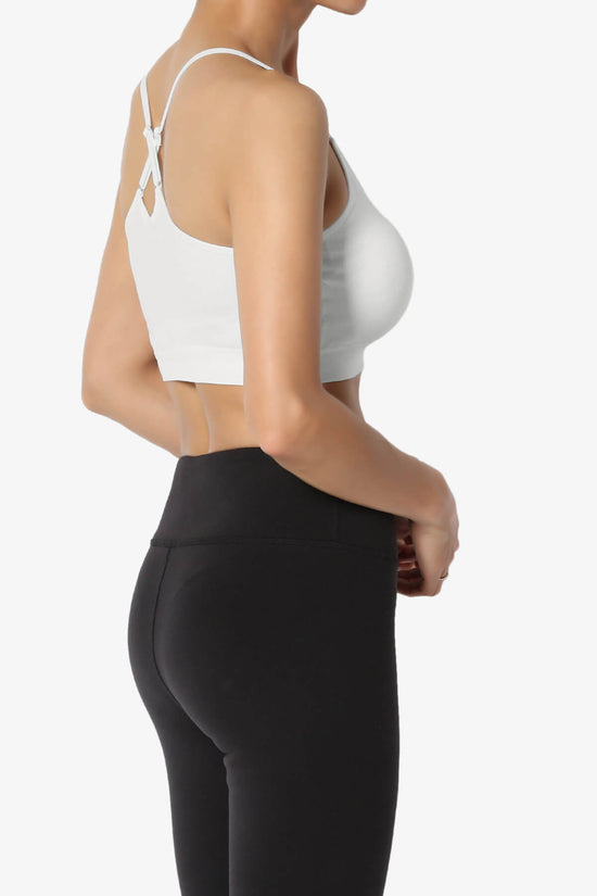 Dassie Padded Cross Back Bra Top BONE_4