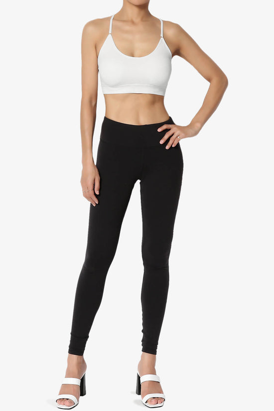 Dassie Padded Cross Back Bra Top BONE_6