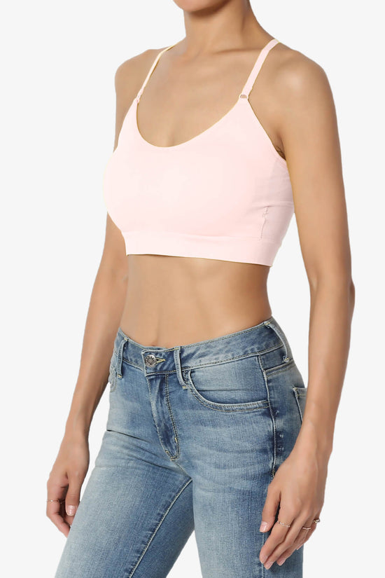 Dassie Padded Cross Back Bra Top DUSTY CORAL_3