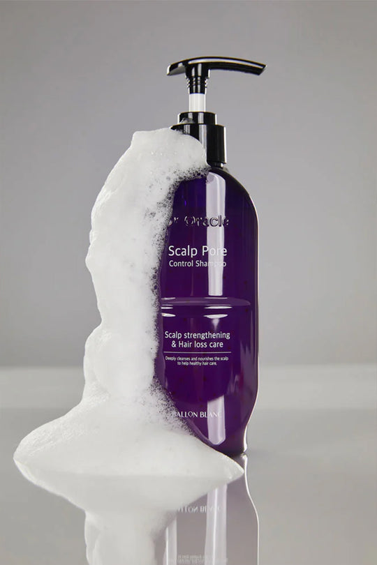 Dr. Oracle Scalp Pore Control Shampoo – Deep Cleansing & Scalp Renewal with PDRN, Plant Proteins & Peptides (380ml / 12.85 fl.oz)