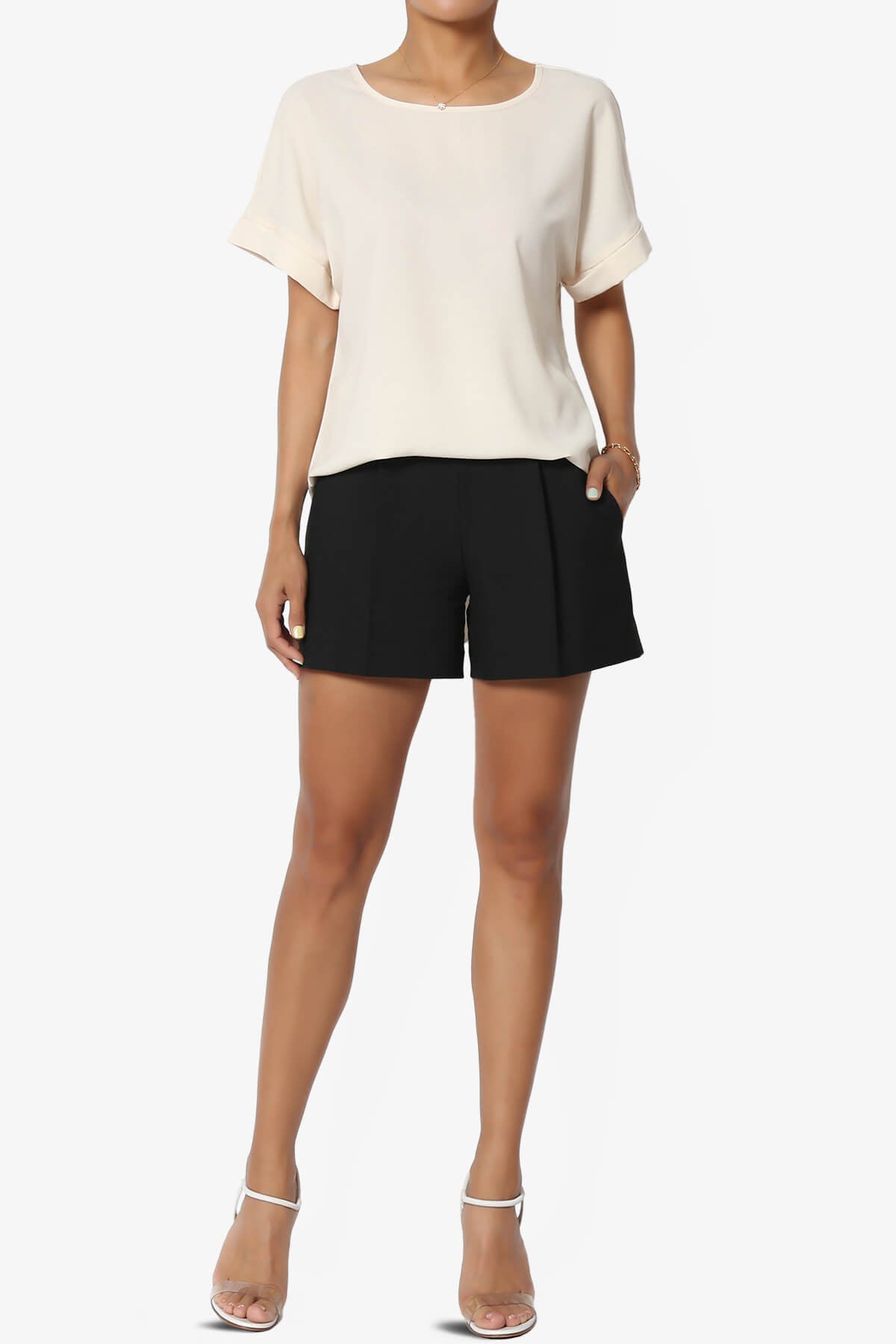 Marla Lightweight Woven Dolman Top TAUPE_6