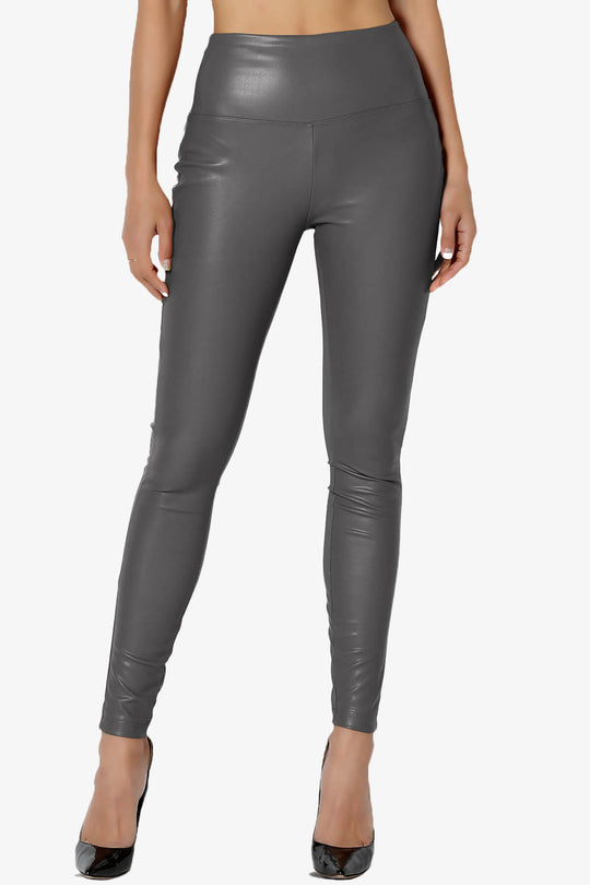 Mayari High Rise Faux Leather Leggings