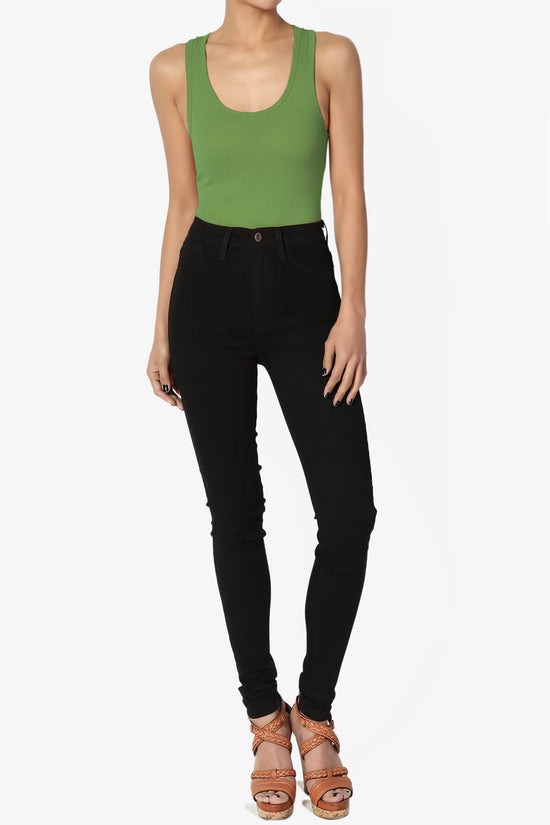 Maya Scoop Neck Tank Bodysuit KIWI_6