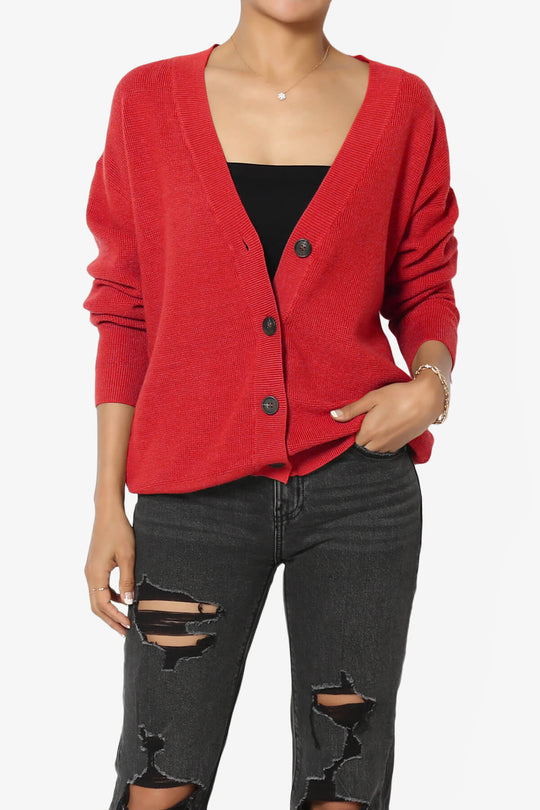 Nicky Micro Waffle Viscose Knit Cardigan