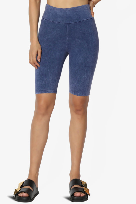 Resort Mineral Wash High Waisted Biker Shorts