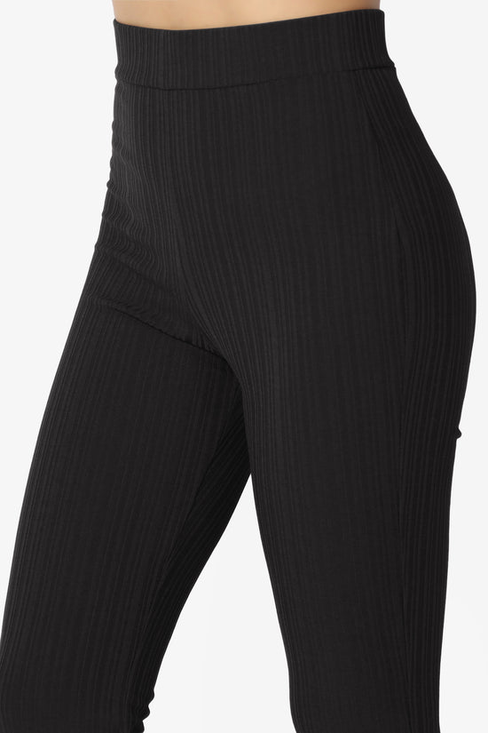 Lotto Rib High Rise Flared Pants