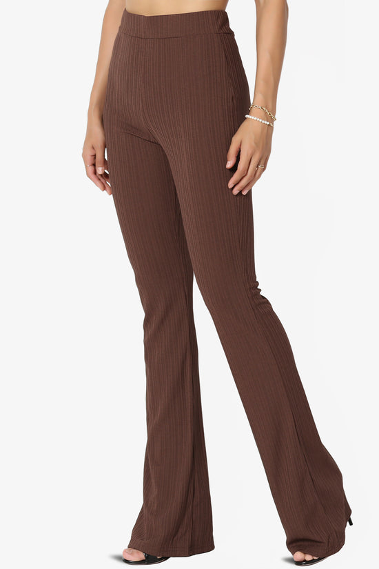 Lotto Rib High Rise Flared Pants