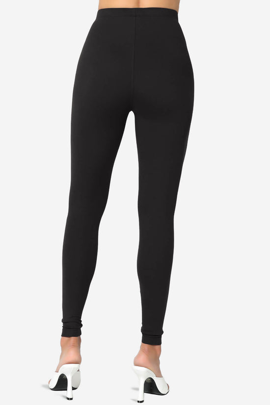Slimmer Super Soft Comfort Ankle Leggings BLACK_2