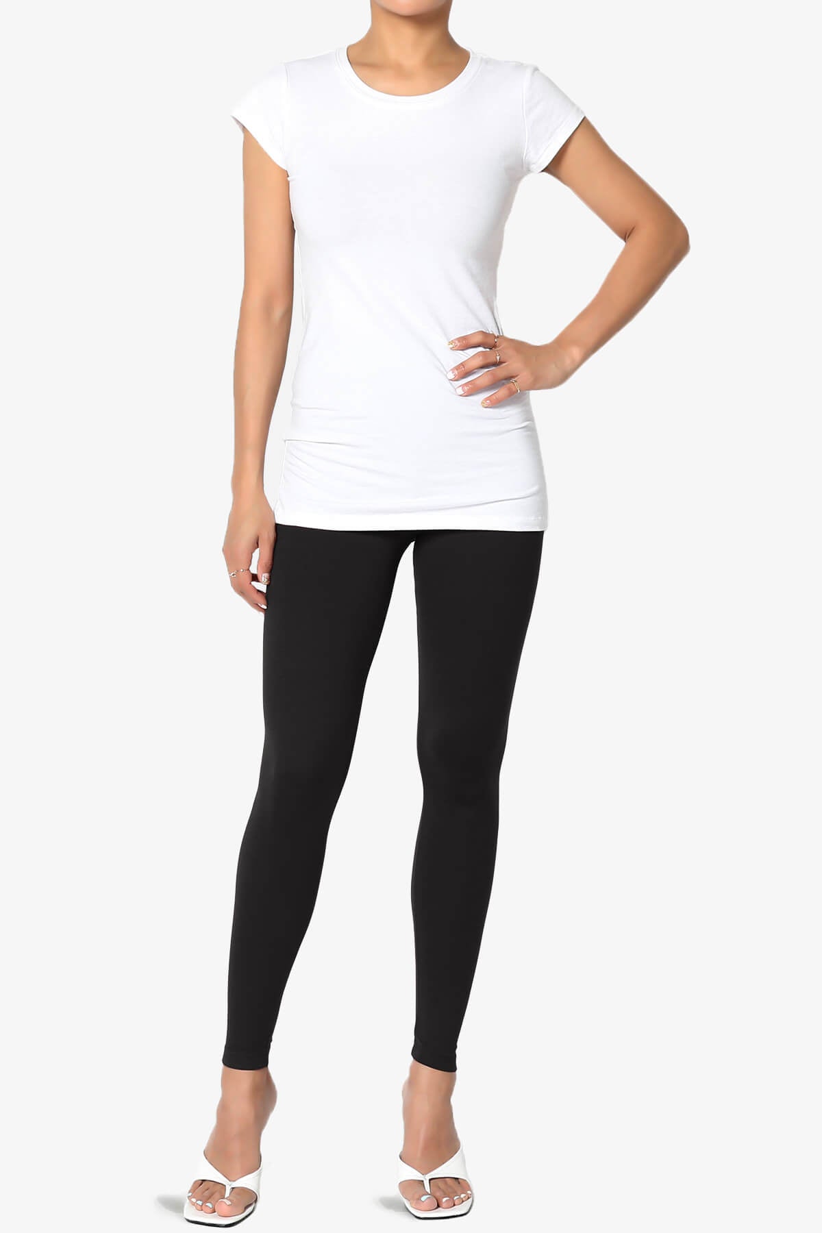 Slimmer Super Soft Comfort Ankle Leggings BLACK_6