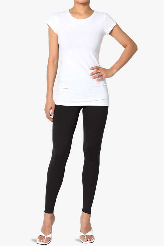 Slimmer Super Soft Comfort Ankle Leggings BLACK_6