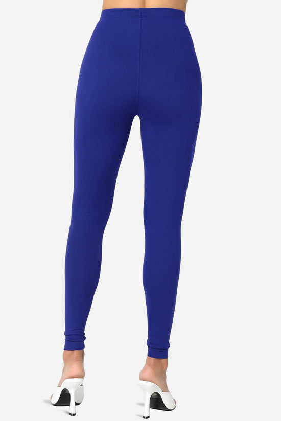 Slimmer Super Soft Comfort Ankle Leggings BRIGHT BLUE_2