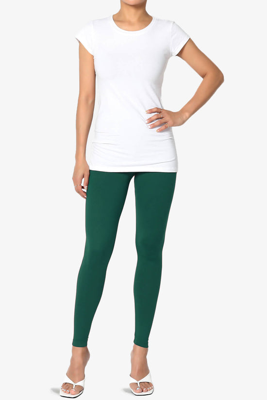 Slimmer Super Soft Comfort Ankle Leggings DEEP GREEN_6