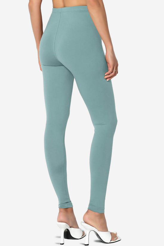 Slimmer Super Soft Comfort Ankle Leggings DUSTY BLUE_4