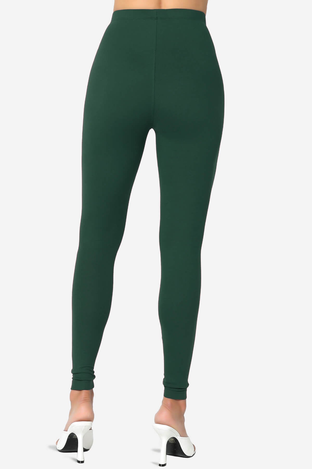Slimmer Super Soft Comfort Ankle Leggings HUNTER GREEN_2