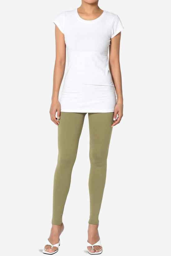 Slimmer Super Soft Comfort Ankle Leggings KHAKI GREEN_6
