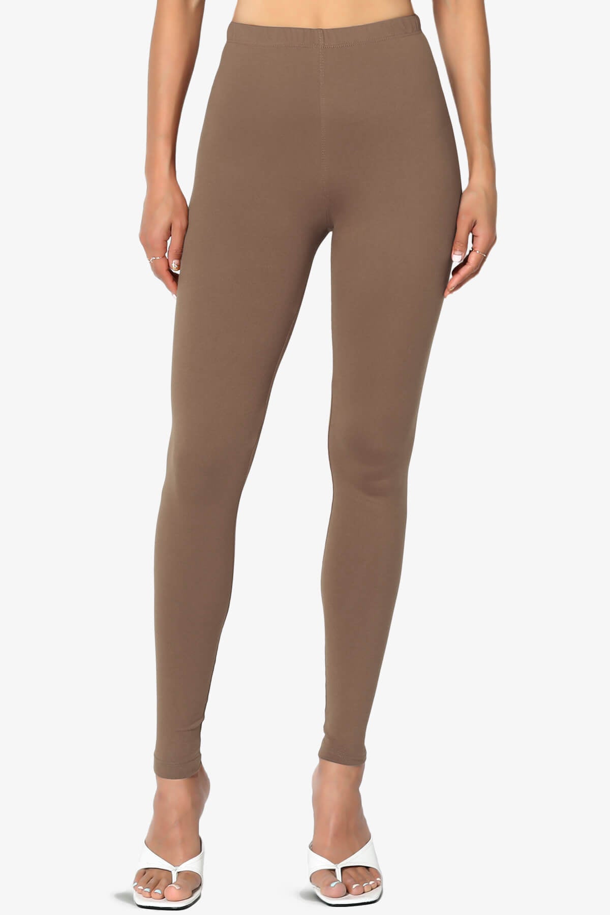 Slimmer Super Soft Comfort Ankle Leggings MOCHA_1