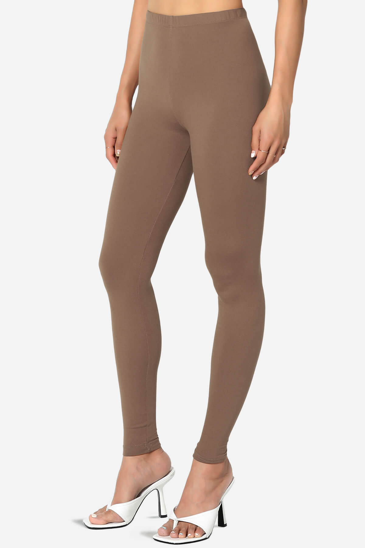 Slimmer Super Soft Comfort Ankle Leggings MOCHA_3