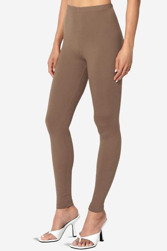 Slimmer Super Soft Comfort Ankle Leggings MOCHA_3