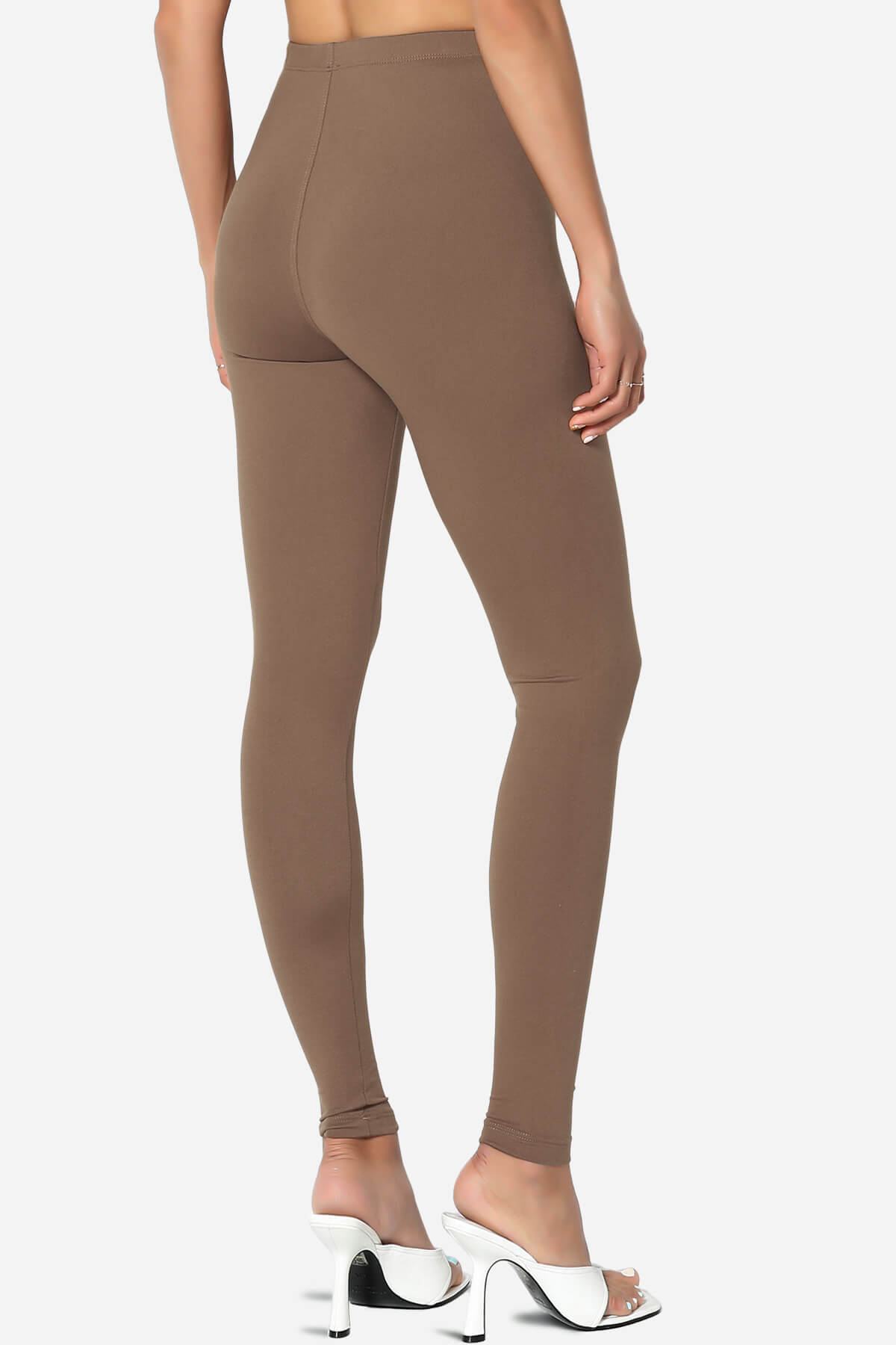 Slimmer Super Soft Comfort Ankle Leggings MOCHA_4
