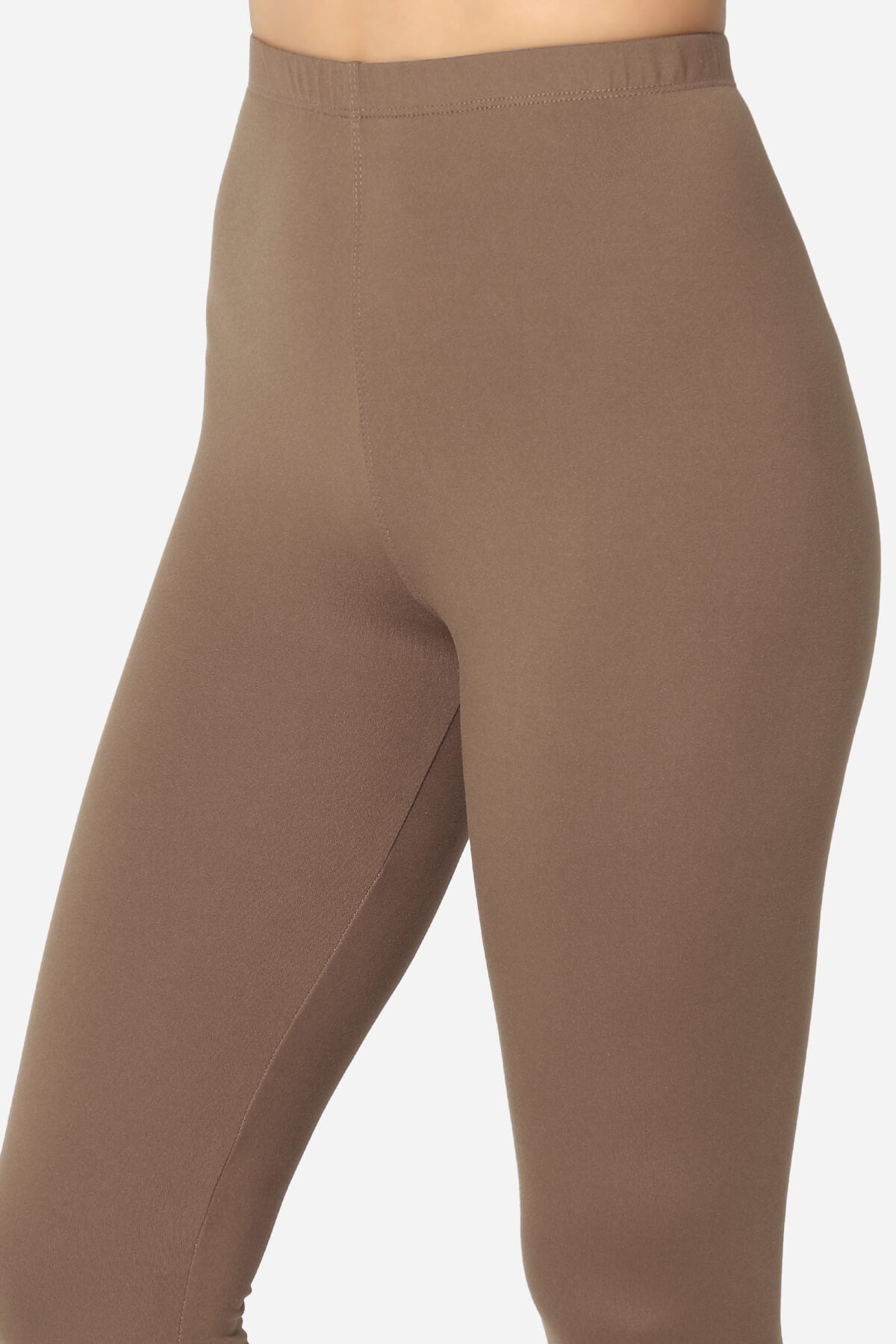 Slimmer Super Soft Comfort Ankle Leggings MOCHA_5