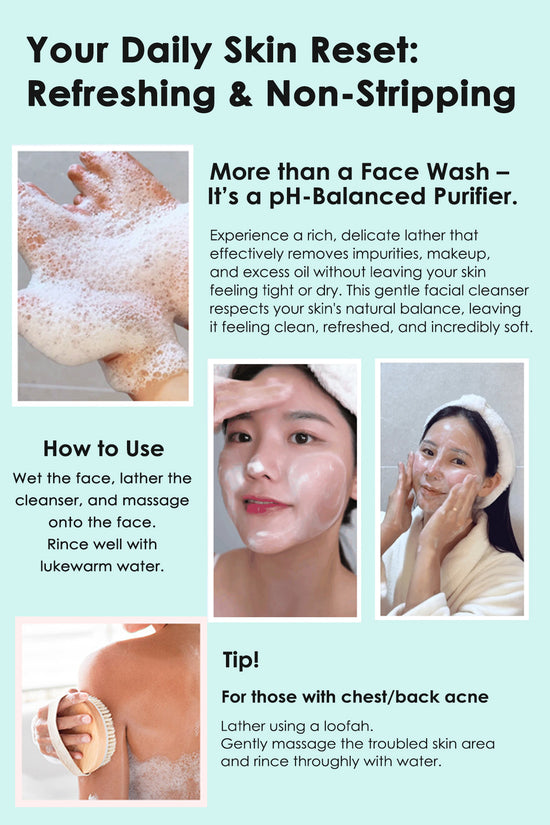 Thelavicos Tea Tree Cica Trouble pH Balanced Cleanse | Low pH Face Wash for Acne & Sensitive Skin