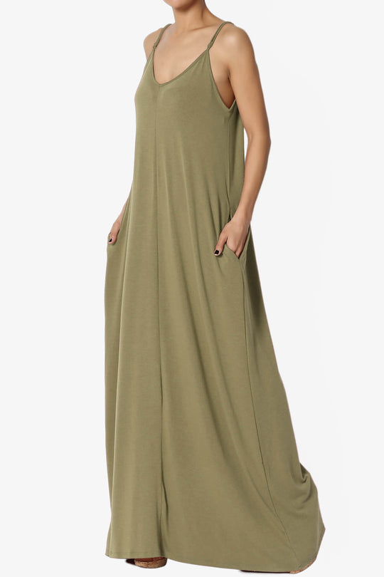 Venus Pocket Cami Maxi Dress MORE COLORS