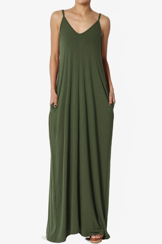 Venus Pocket Cami Maxi Dress PLUS