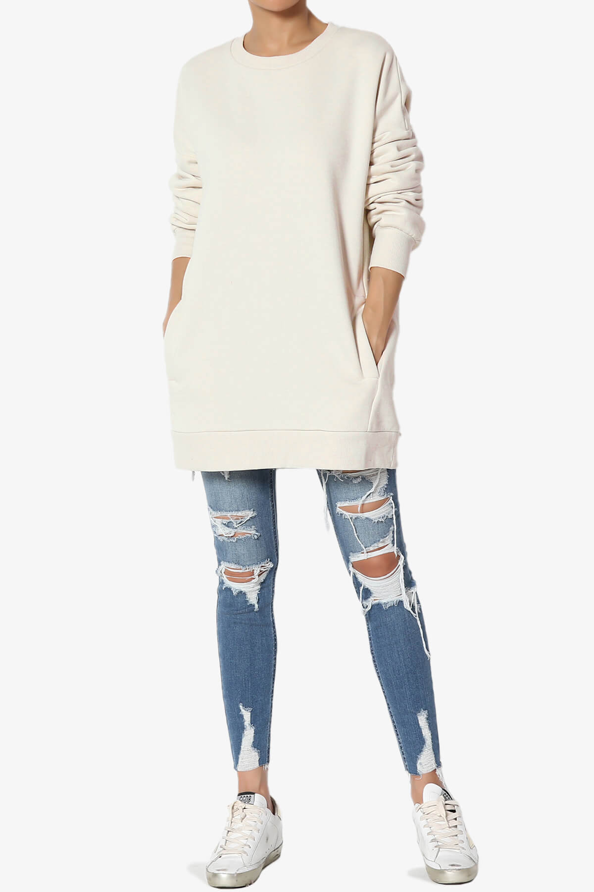 Accie Crew Neck Pullover Sweatshirts