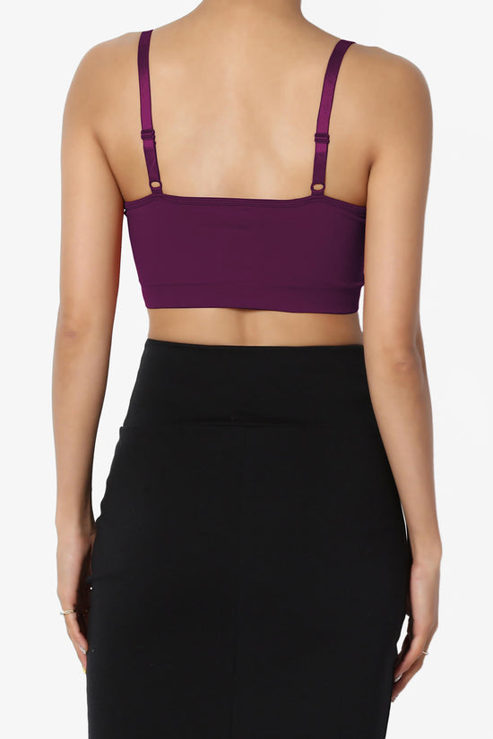 Carolyn Crisscross Bra Top DARK PLUM_2