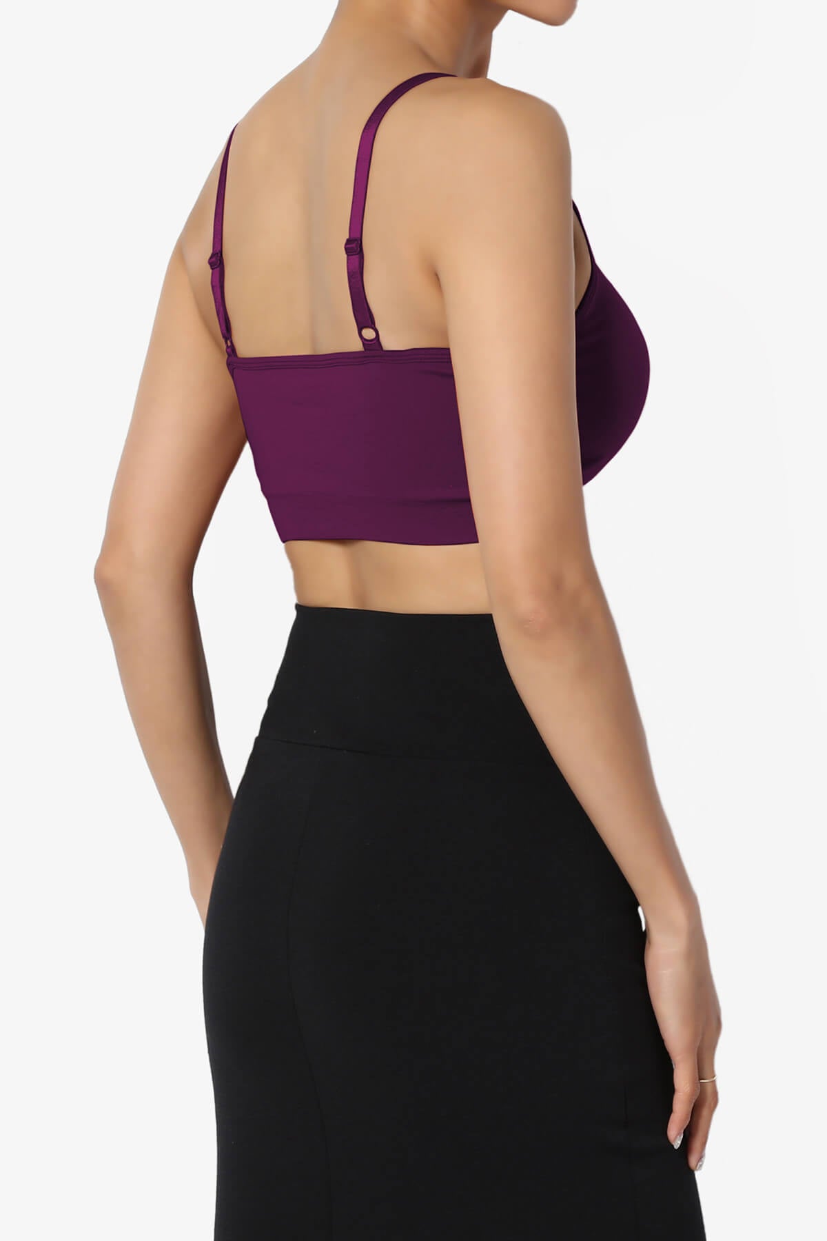 Carolyn Crisscross Bra Top DARK PLUM_4
