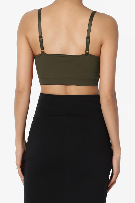 Carolyn Crisscross Bra Top OLIVE_2