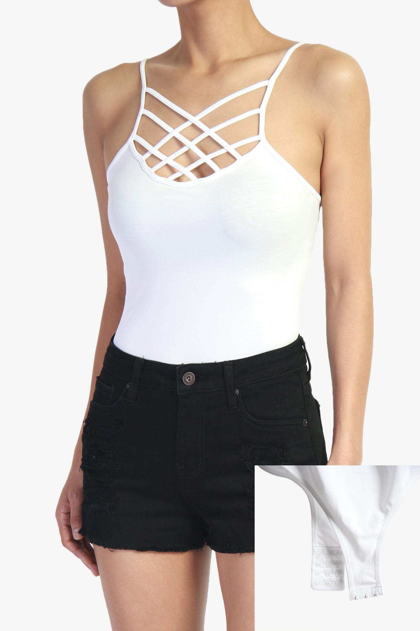 Britney Caged Tank Bodysuit