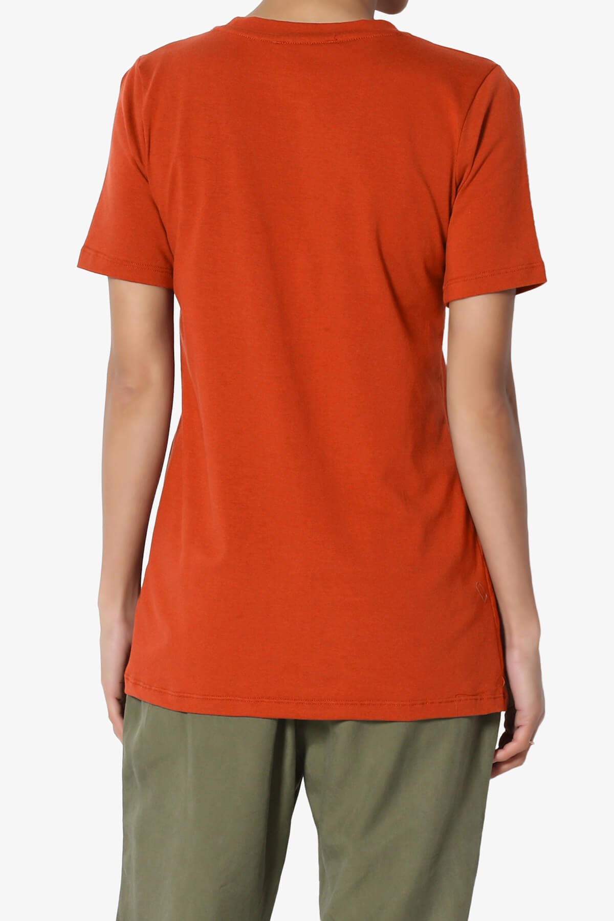 Elora Crew Neck Short Sleeve T-Shirt COPPER_2