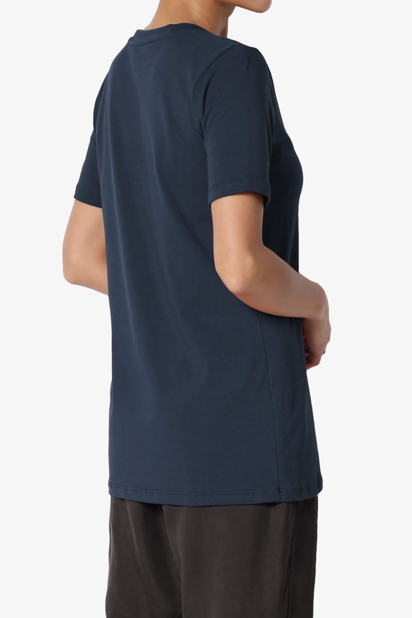 Elora Crew Neck Short Sleeve T-Shirt DARK NAVY_4