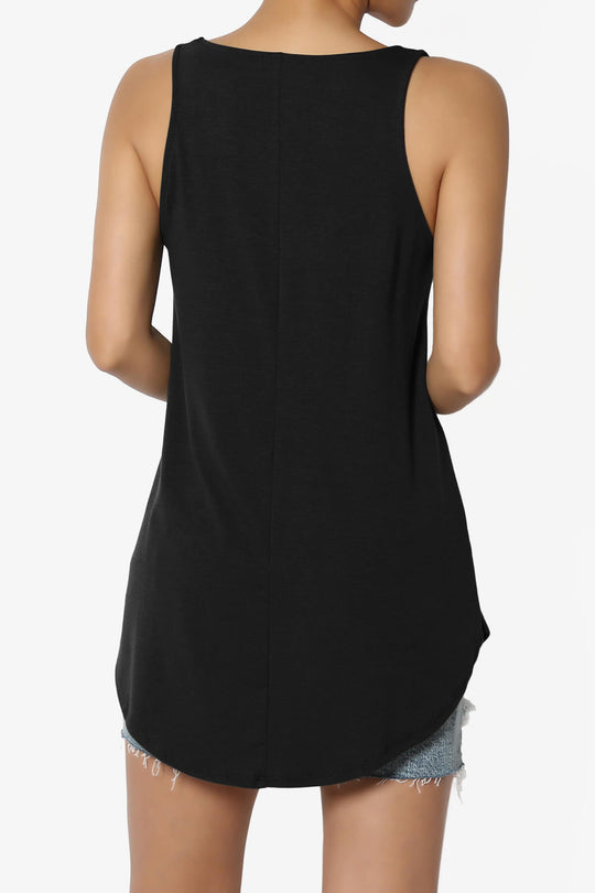 Santo Scoop Neck Loose Fit Tank Top PLUS