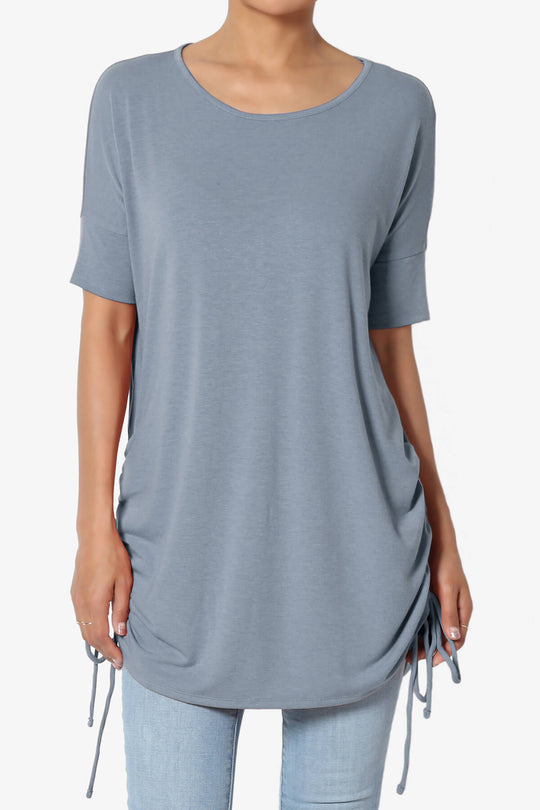 Selenna Jersey Ruched Top PLUS