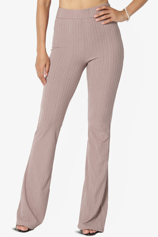 Lotto Rib High Rise Flared Pants